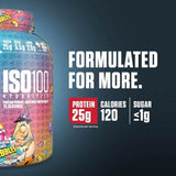 Dymatize, ISO100® Hydrolyzed, 100% Whey Protein Isolate, Birthday Cake Pebbles, 5 lb (2.3 kg)