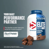 Dymatize, Elite 100% Whey Protein Powder, Rich Chocolate, 5 lbs (2.3 kg)