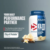 Dymatize, Elite 100% Whey Protein Powder, Gourmet Vanilla, 2 lbs (907 g)