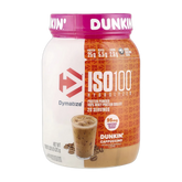 Dymatize, ISO100® Hydrolyzed, 100% Whey Protein Isolate, Dunkin’™ Cappuccino, 21.8 oz (610 g)