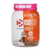 Dymatize, ISO100® Hydrolyzed, 100% Whey Protein Isolate, Dunkin’ Mocha Latte, 1.4 lb (650 g)