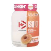 Dymatize, ISO100® Hydrolyzed, 100% Whey Protein Isolate, Dunkin® Glazed Donut, 1.34 lb (610 g)