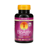 Nutrex Hawaii, BioAstin Supreme, Hawaiian Astaxanthin, 6 Mg, 60 Vegan Soft Gels