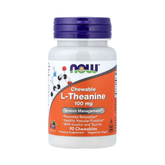 NOW Foods, Chewable L-Theanine, Berry, 90 Chewables