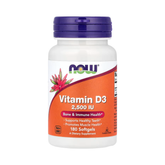 NOW Foods, Vitamin D3, 2,500 IU, 180 Softgels