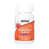 NOW Foods, Vitamin D-3, High Potency, 10,000 IU, 240 Softgels