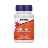 NOW Foods, Folic Acid, 250 Tablets