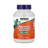 NOW Foods, Magnesium & Potassium Aspartate With Taurine, 120 Veg Capsules