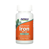 NOW Foods, Iron, 36 mg, 90 Veg Capsules