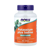 NOW Foods, Potassium Plus Iodine, 180 Tablets