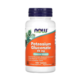NOW Foods, Potassium Gluconate, 99 mg, 100 Tablets