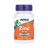 NOW Foods, Zinc, 50 mg, 100 Tablets