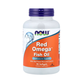 NOW Foods, Red Omega Fish Oil With Red Yeast Rice and CoQ10, 90 Softgels