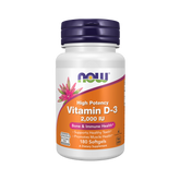 NOW Foods, Vitamin D-3, 2,000 IU, 180 Softgets