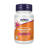 NOW Foods, Vitamin D3, 5,000 IU, 180 Softgels