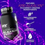 EFX Sports, Kre-Alkalyn® EFX, 120 Capsules (750 mg per Capsule)