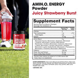 Optimum Nutrition, Essential Amin.O. Energy®, Juicy Strawberry Burst, 9.5 oz (270 g)