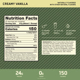 Optimum Nutrition, Gold Standard® 100% Plant Protein, Creamy Vanilla, 1.63 lbs (740 g)