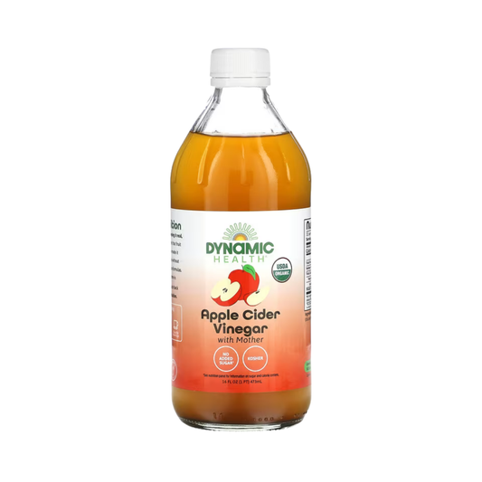 Dynamic Health, Apple Cider Vinegar with Mother, Glass, 16 fl oz, 473 ml