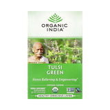 Organic India, Tulsi Tea, Green, 18 Infusion Bags, 1.21 Oz