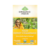 Organic India, Tulsi Tea, Honey Chamomile, Caffeine-Free, 18 Infusion Bags, 1.08 Oz