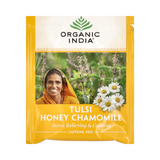 Organic India, Tulsi Tea, Honey Chamomile, Caffeine-Free, 18 Infusion Bags, 1.08 Oz