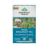 Organic India, Tulsi Tea, Breakfast, 18 Infusion Bags, 1.08 Oz