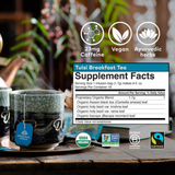 Organic India, Tulsi Tea, Breakfast, 18 Infusion Bags, 1.08 Oz