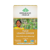 Organic India, Tulsi Tea, Lemon Ginger, Caffeine-Free, 18 Infusion Bags, 1.27 Oz