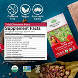 Organic India, Tulsi Tea, Cinnamon Rose, Caffeine-Free, 18 Infusion Bags, 1.14 Oz