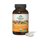Organic India, Ashwagandha, 800 Mg, 180 Vegetarian Caps