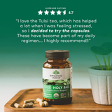 Organic India, Tulsi-Holy Basil, 180 Vegetarian Caps