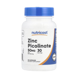 Nutricost, Zinc Picolinate, 50 mg, 30 Capsules