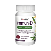 YumVs, Immuni-D, Triple Defense, Berry Flavor, 60 Gummies