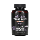 YumVs, Strong Earth Gummies, Calcium Magnesium & Vitamin D, Raspberry, 90 Gummies