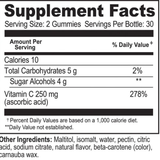 YumVs, Vitamin C Zero, Orange Flavor, 60 Gummies