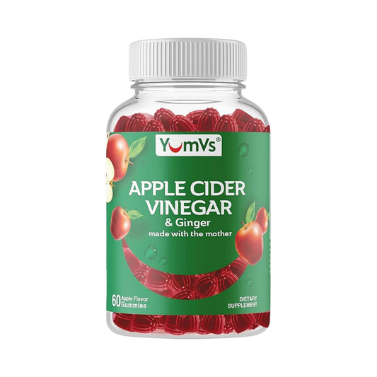 YumVs, Apple Cider Vinegar and Ginger, Apple Flavor, 60 Gummies