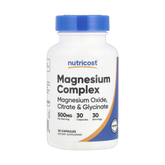 Nutricost, Magnesium Complex, 500 mg, 30 Capsules