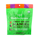 Wedderspoon, Throat Soothing Manuka Honey Pops, 3 Flavor Variety Pack, 24 Count, 4.15 oz, 118 g