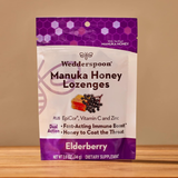 Wedderspoon, Manuka Honey Lozenges, Elderberry, 2.6 oz, 74 g