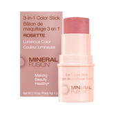 Mineral Fusion, 3-In-1 Color Stick, Rosette