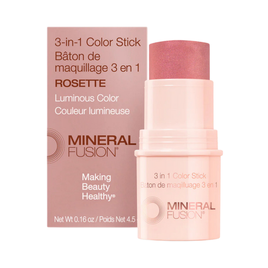 Mineral Fusion, 3-In-1 Color Stick, Rosette