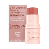 Mineral Fusion, 3-In-1 Color Stick, Terra Cotta