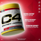 C4 / Cellucor, C4® Energy + Aminos, Fruit Punch, 9 oz (255 g)