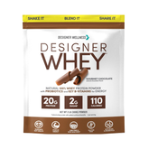 Designer Wellness, Designer Whey, 100% Whey Protein Powder with Probiotics, Gourmet Chocolate, 908 g