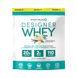 Designer Wellness, Designer Whey, Natural 100% Whey Protein Powder, French Vanilla, 908 g