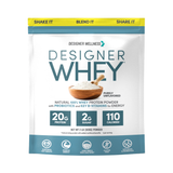 Designer Wellness, Designer Whey, Natural 100% Whey Protein Powder, Purely Unflavored, 2 lb, 908 g