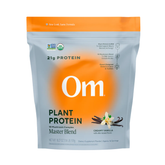 Om Mushrooms, Master Blend, Plant Protein, Creamy Vanilla, 18.27 Oz, 518 g
