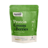 Nuzest, Protein Greens + Berries, Vanilla Caramel, 10.6 Oz