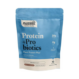 Nuzest, Protein + Probiotics, Rich Chocolate, 10.6 Oz